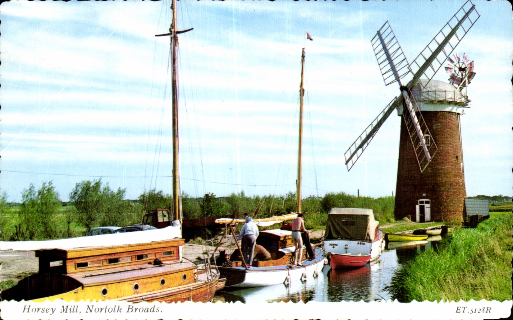 CPA Horsey Mill Norfolk Broads Moulin windmill