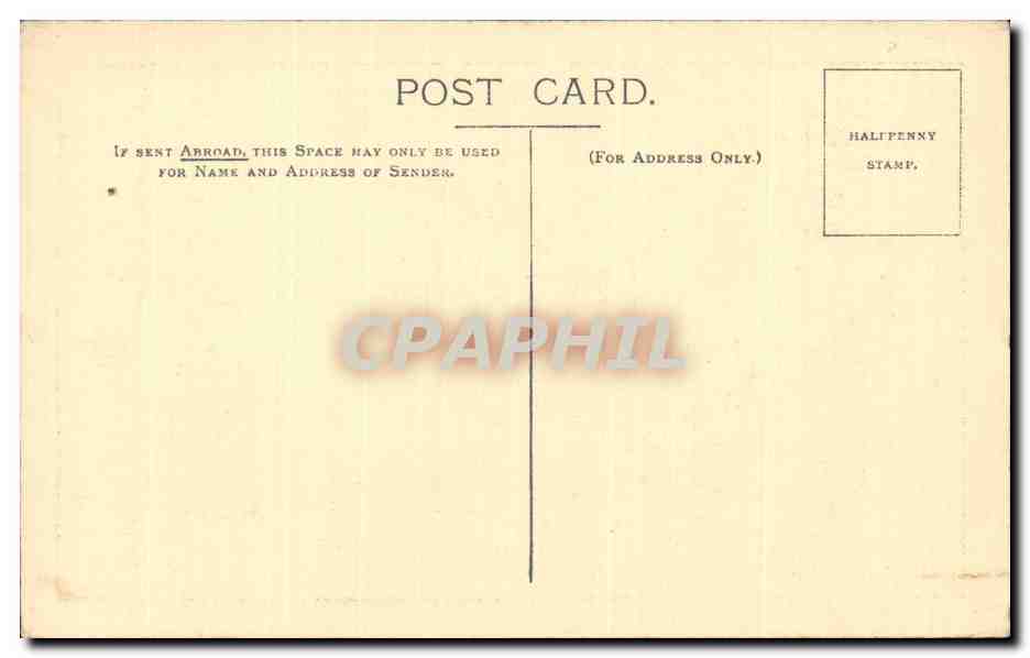 CPA Harrods Ltd London S W — Rückseite