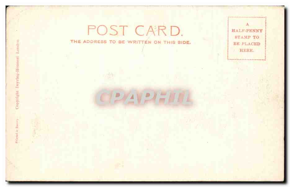 CPA London Cheapside — Rückseite