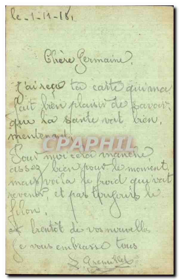 CPA Bateau En Pleine Mer Barque de peche  — Back
