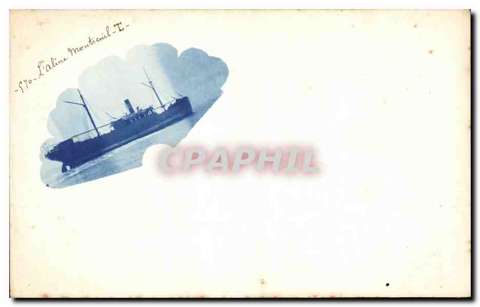 CPA Bateau L Alime Moutreuil