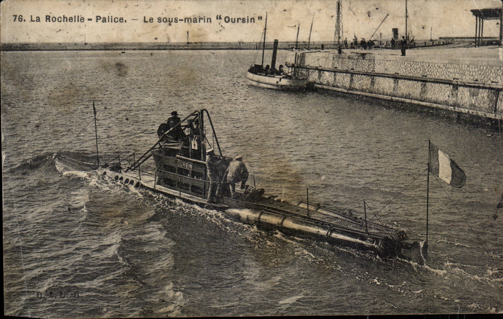 CPA Bateau La Rochelle Palice Le Sous marin Oursin submarine