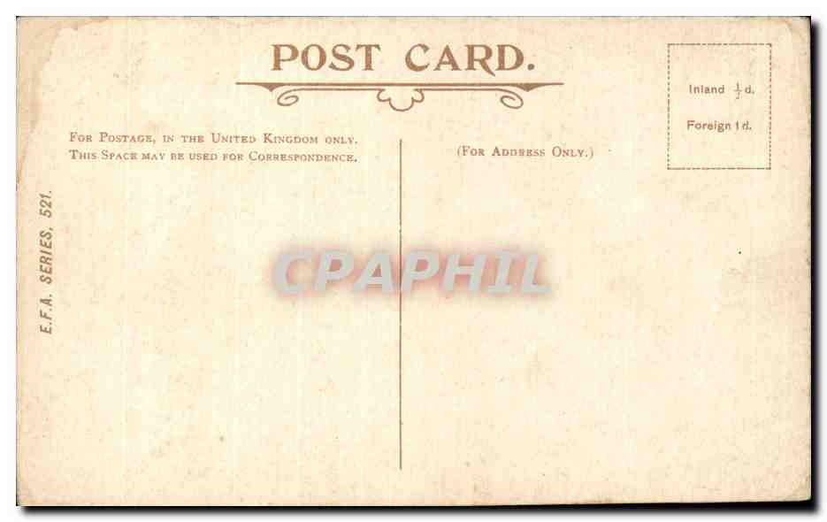 CPA London The Horse Guards Whitehall — Verso