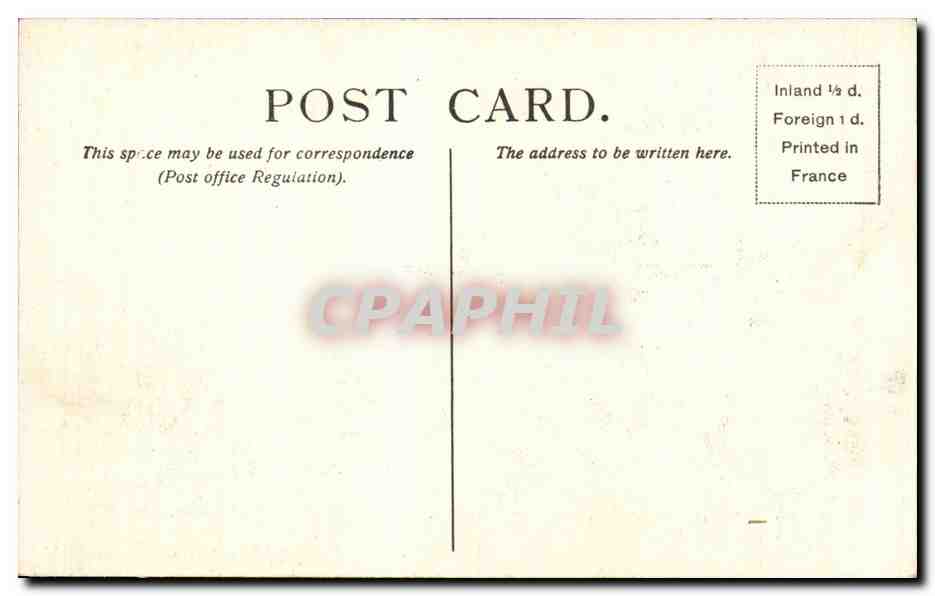 CPA London Charing Cross and Trafglar Sqaure — Rückseite