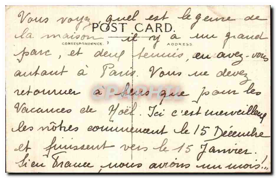 CPA St Catherine s Bedford Park London — Rückseite