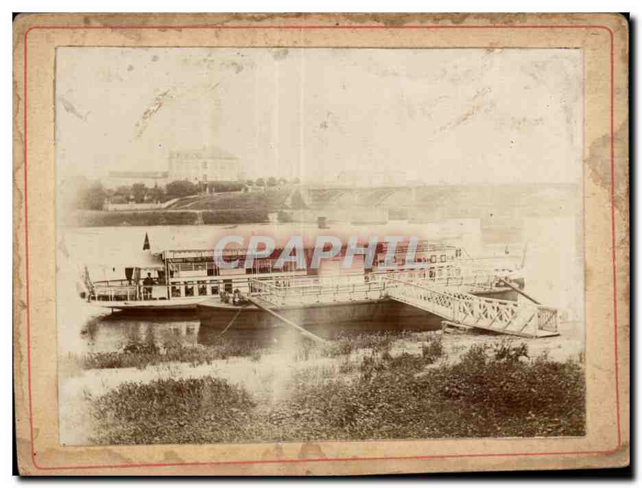 CARTE PHOTO Bateau Peniche