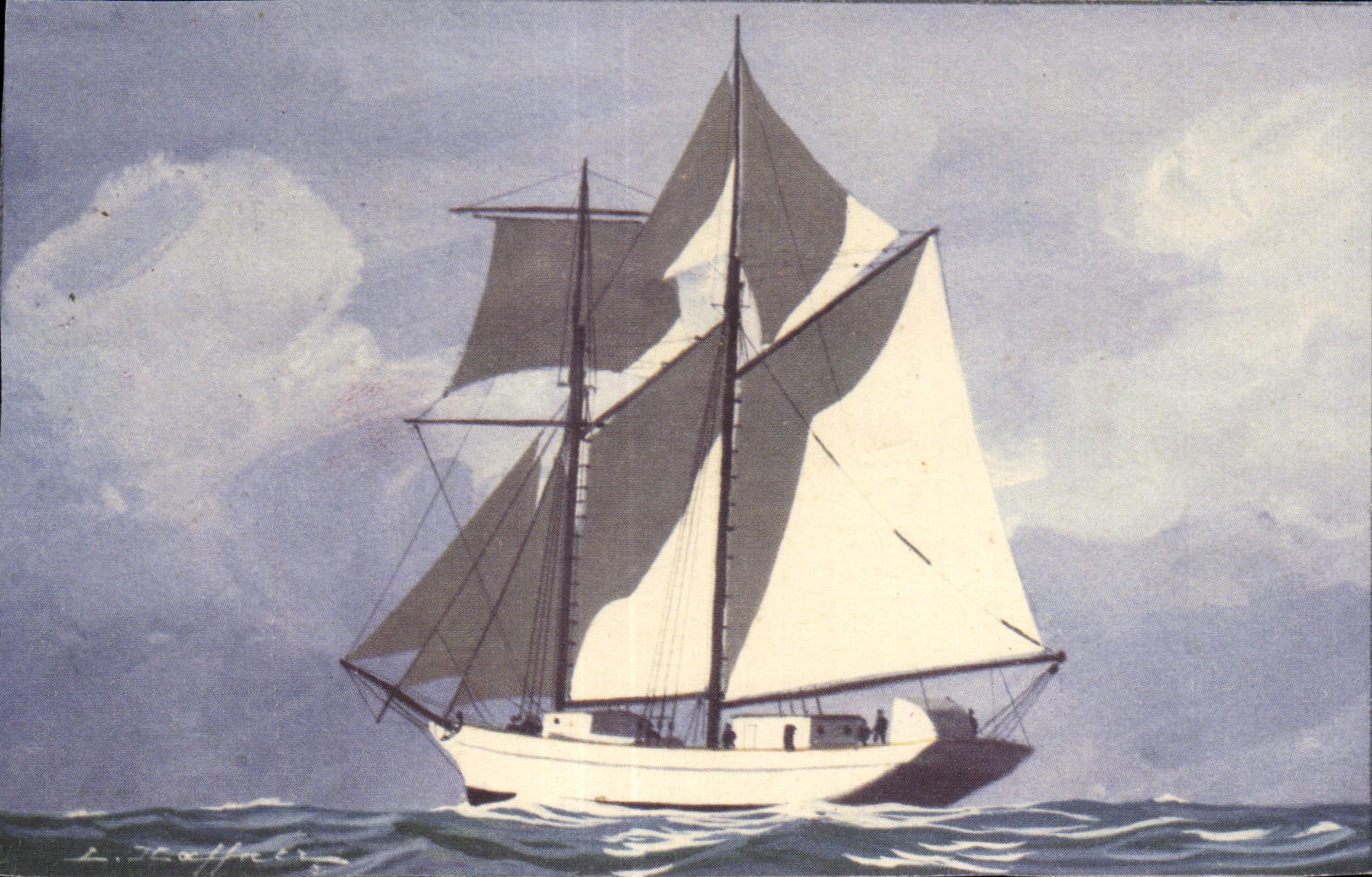 CPA Bateau 