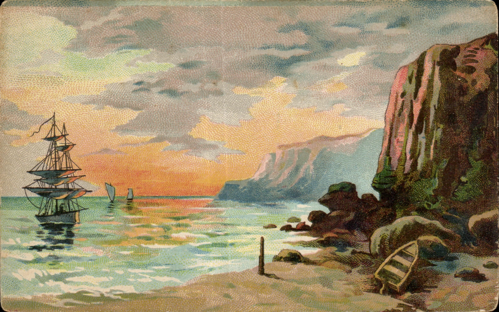 CPA Bateau 