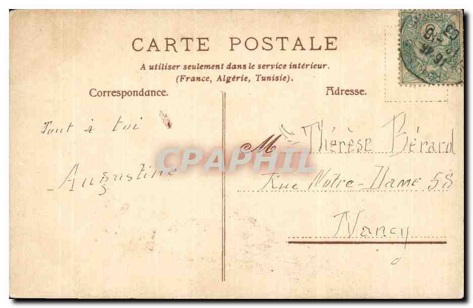 Bateaux couchés sur les grèves — Poème imprimé — Éditeur : L. Léproue — Rückseite