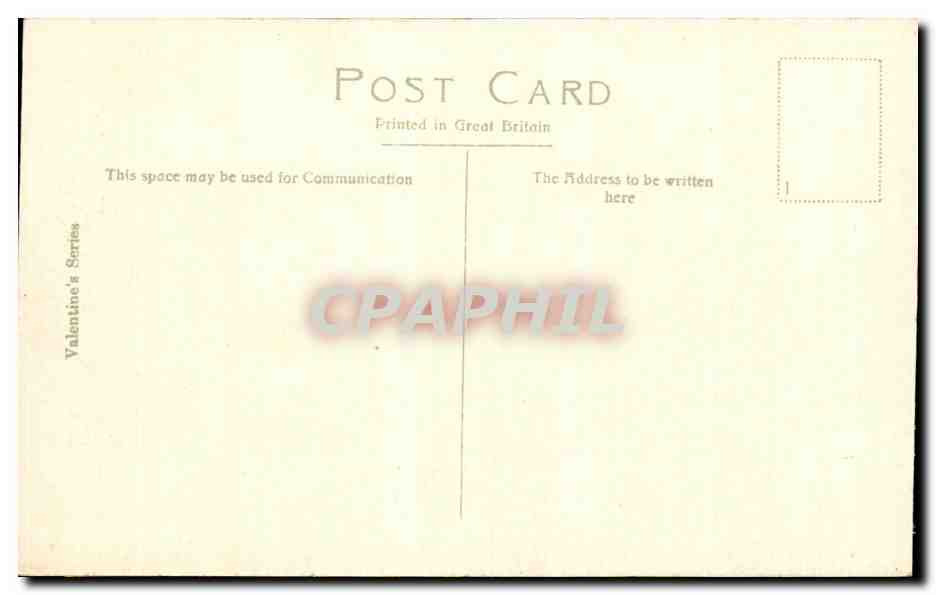 CPA Brompton Road London — Rückseite