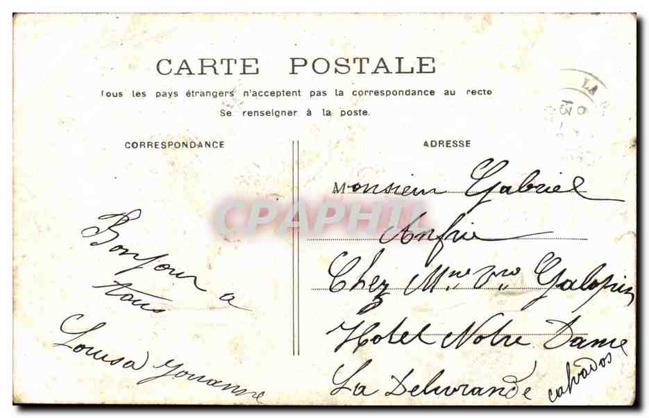 CPA Fantaisie Doux Souvernir Bateau Colombe  — Back