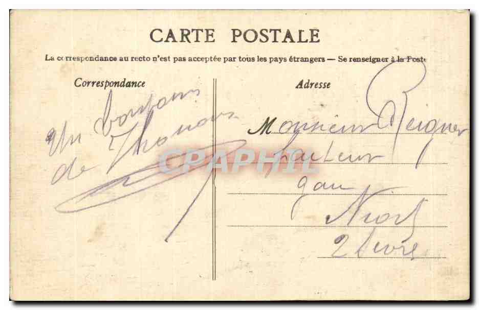 Badinages Poitevins — Au village — éditeur non visible — Verso
