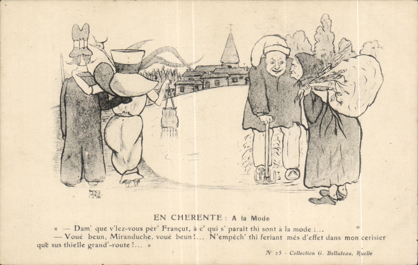 En Cherente : À la Mode — Collection G. Belluteau, N° 25