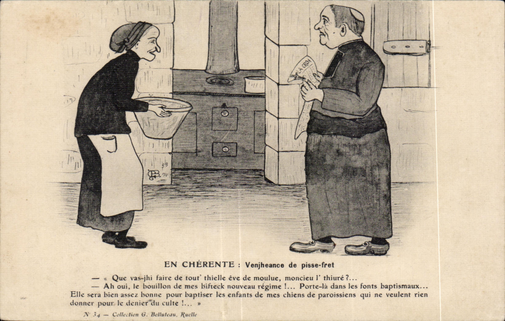 En Chérente : Venjheance de pisse-fret — G. Belluteau, N° 34