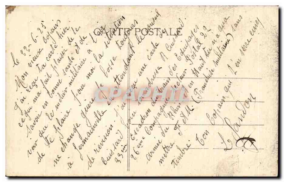 Au Pays Normand — Père Mathieu — Collection P. Bunel, phot.-édit., Vimoutiers (Orne) - rep. int. 2085 — Reverso