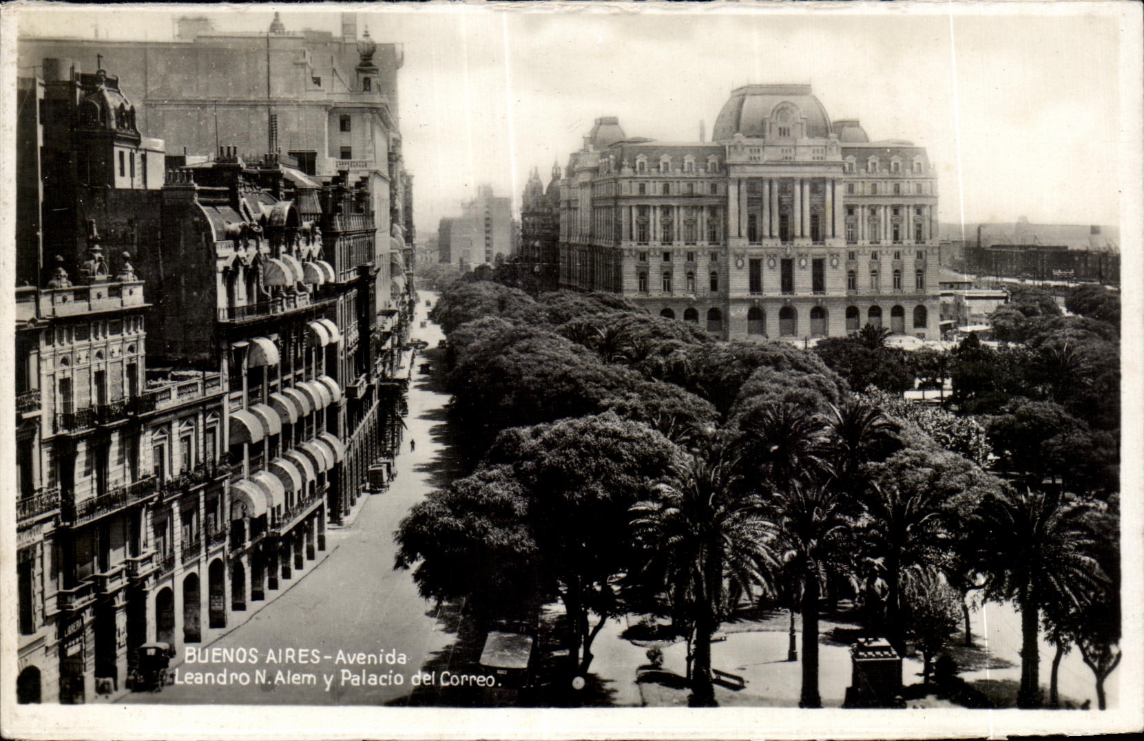 CPA Buenos Aires Avenida Leandro Alem Palacio del Correo Argentine Argentina
