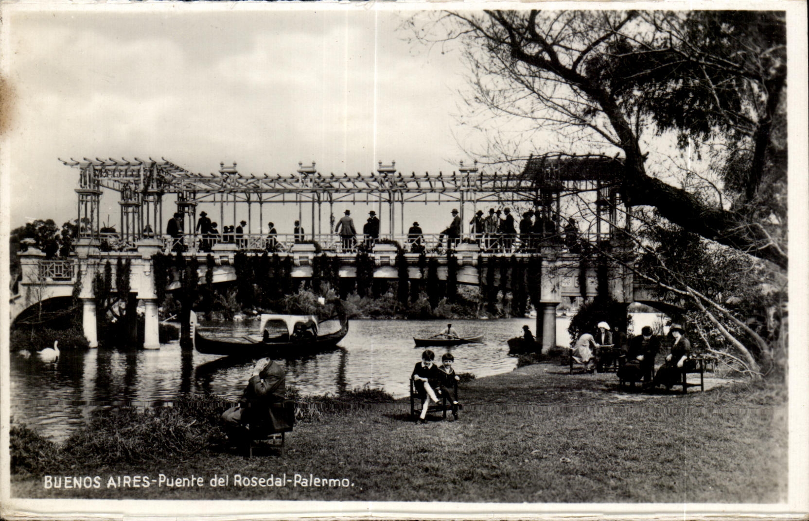 Buenos Aires - Ponte del Rosedal - Palermo — éditeur CPAPHIL, n° 10