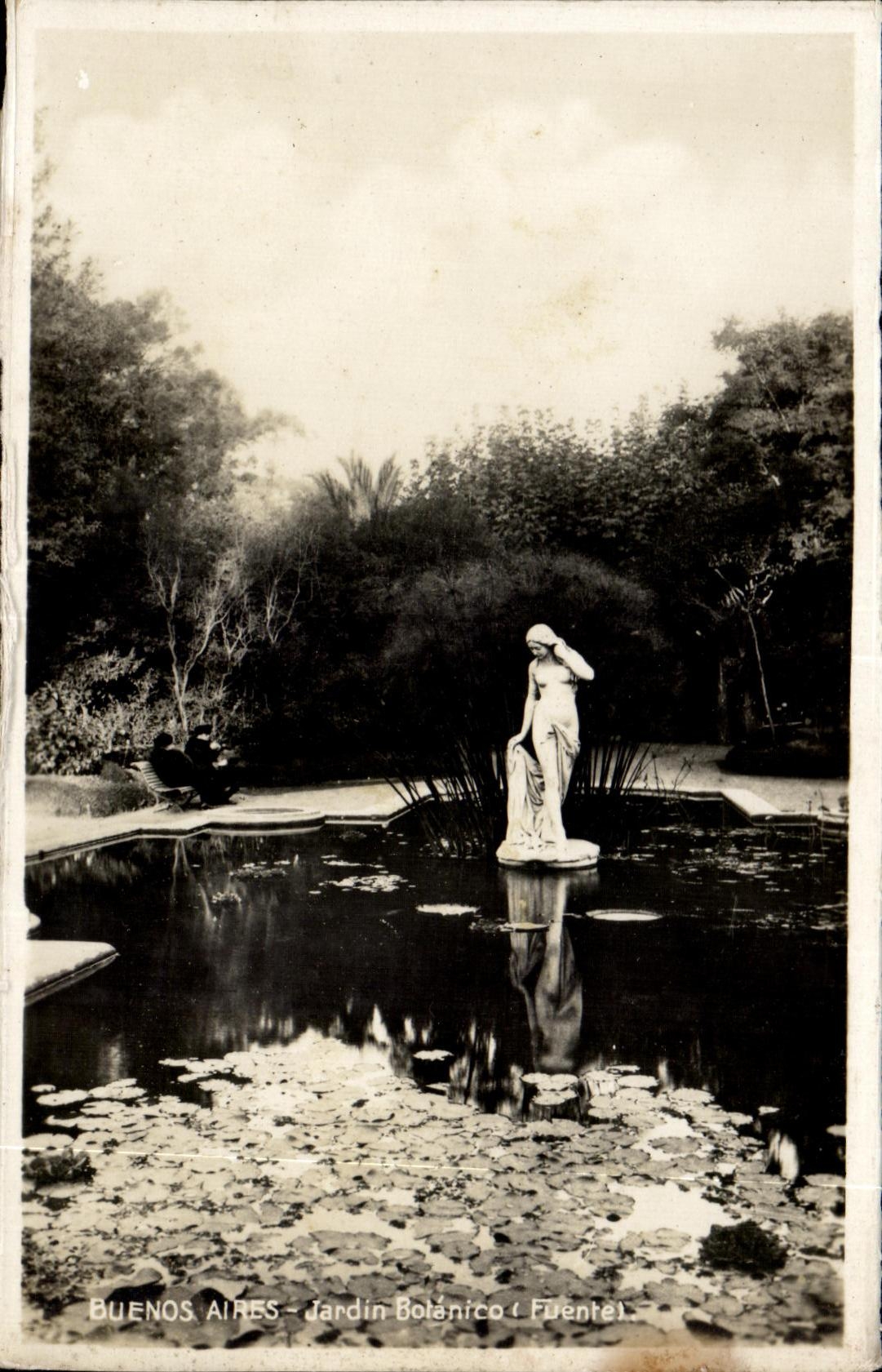 Buenos Aires — Botanical Garden (Fountain) — Publisher CPAPHIL, No. 25