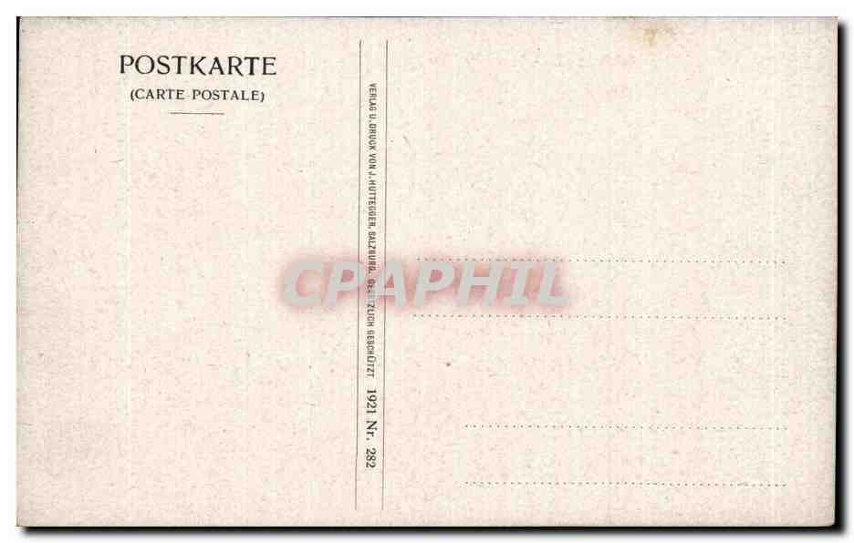 CPA Salzburg Ludwig Viktor Platz — Rückseite