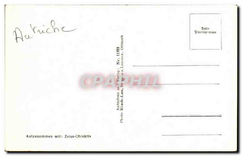 CPA Mellau — Rückseite