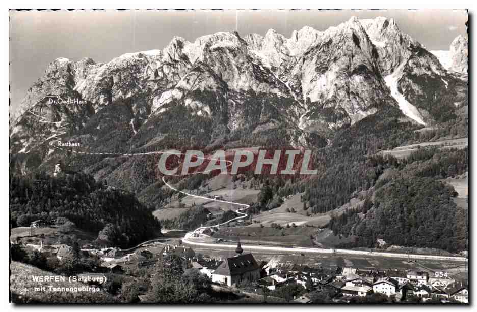 CPA Werfen (Salzburg) mit Tanneogebridge