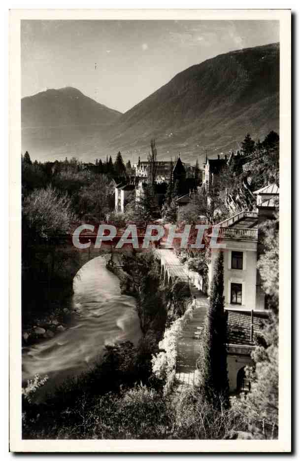 CPA Merano Passeggiata Gilf Foto Wassermann Merano