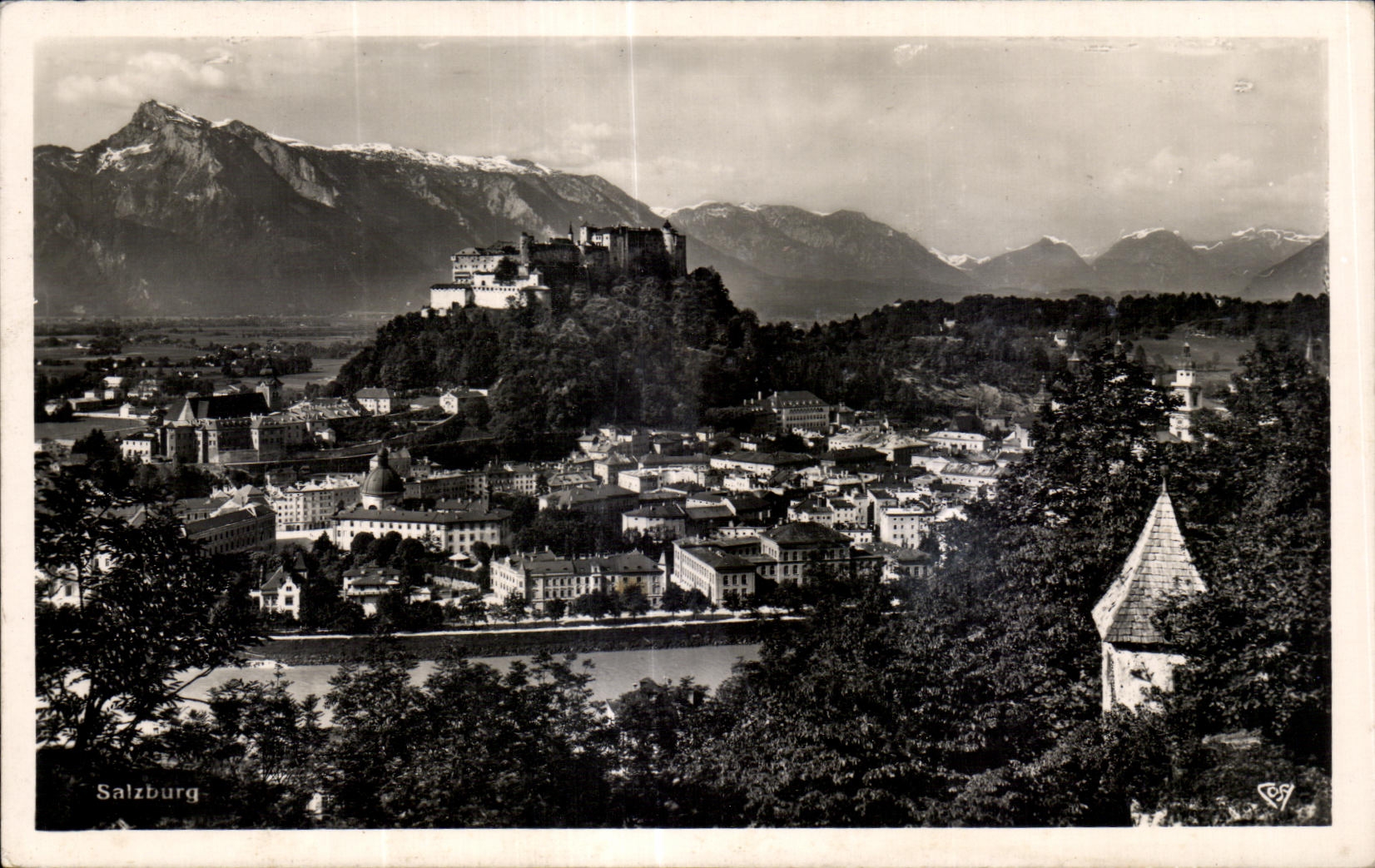 CPA Stadtpanorama vom Kapuzinerberg (Imberg) 