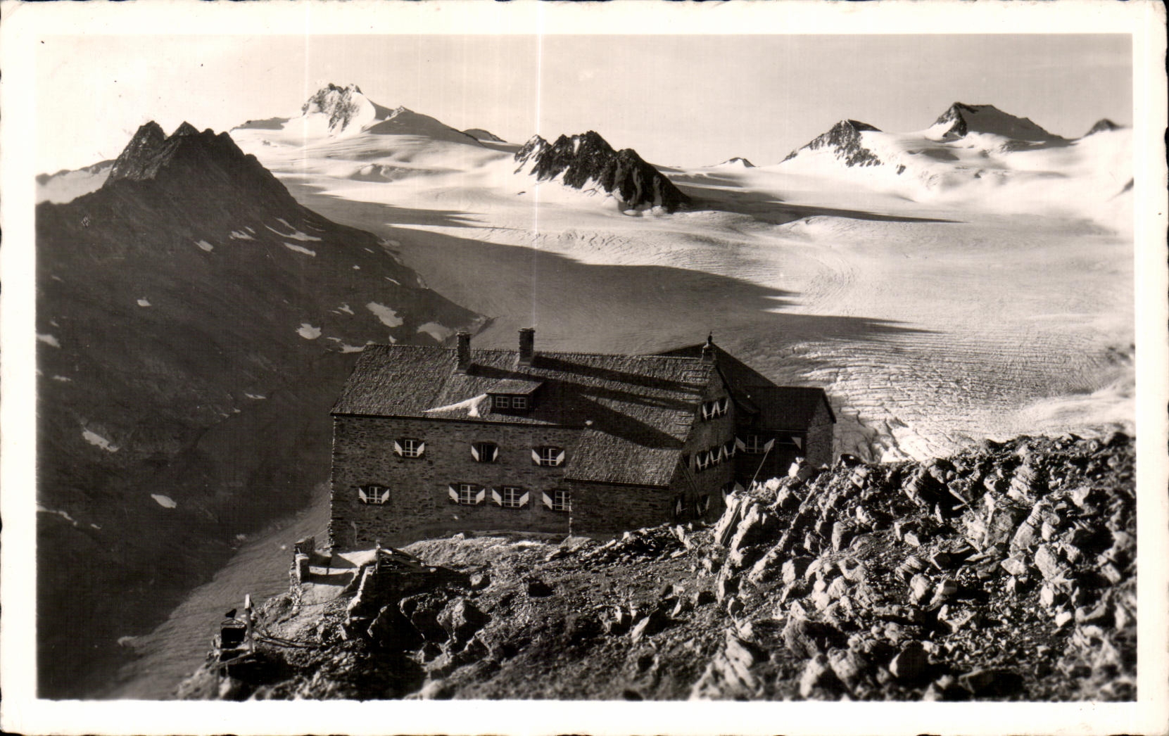 CPA Romolhaus m mit dom groben gurgier Gietscher u hochwlldo
