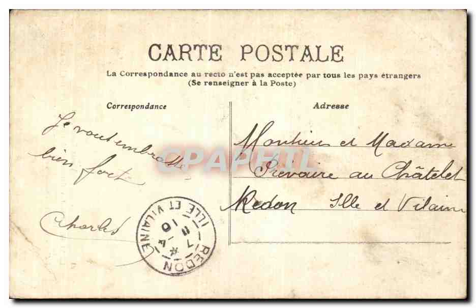 CPA Vieux Souvenirs Illustrateur Folklore Costume Paysans  — Verso