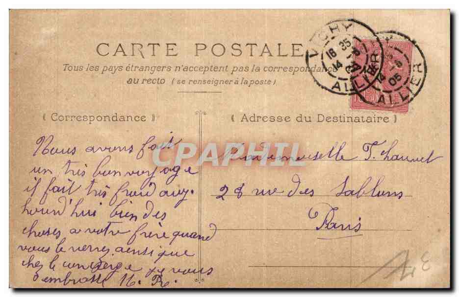 CPA La rencontre Les chansons de Jean Rameau Chien Folklore costume — Verso
