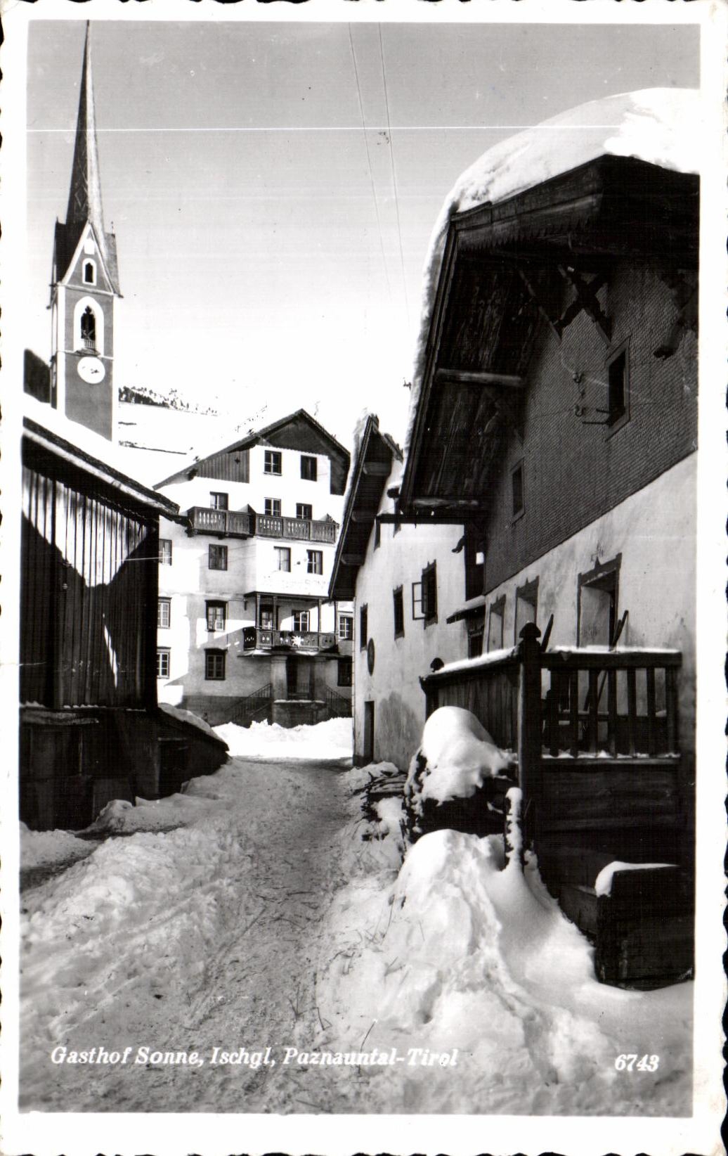 CPA Gasthof Sonne Ischgl Paznauntal Tirol