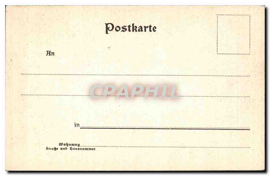 CPA Stefanie Brucke und Franz Josefs Quai — Rückseite