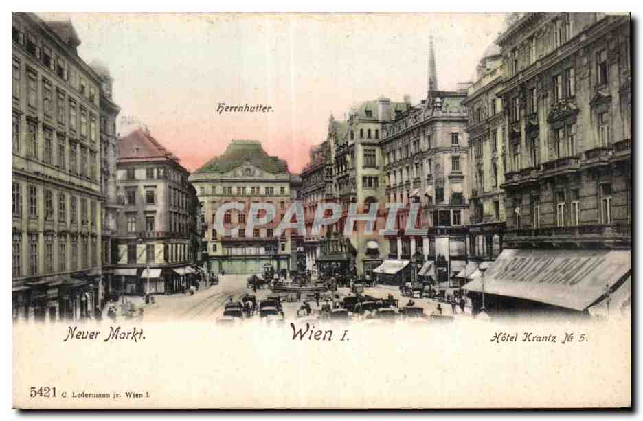 CPA Neuer Markt Wien I Hotel Krantz