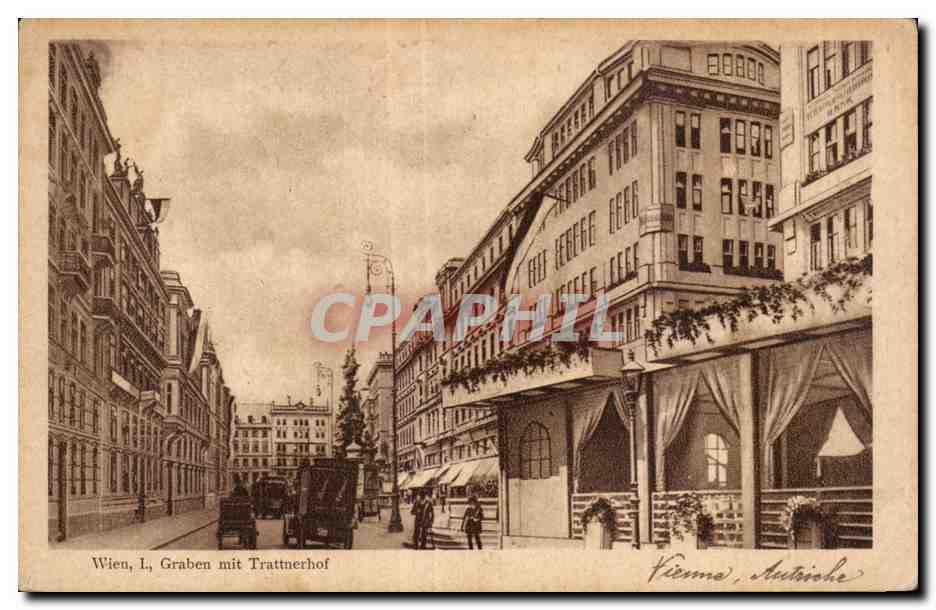 CPA Wien I Graben mit Trattnerhof Wien 