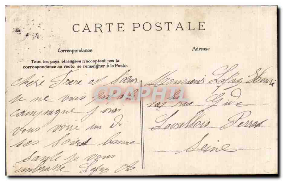 CPA Au bord de l eau Folklore Costume — Verso