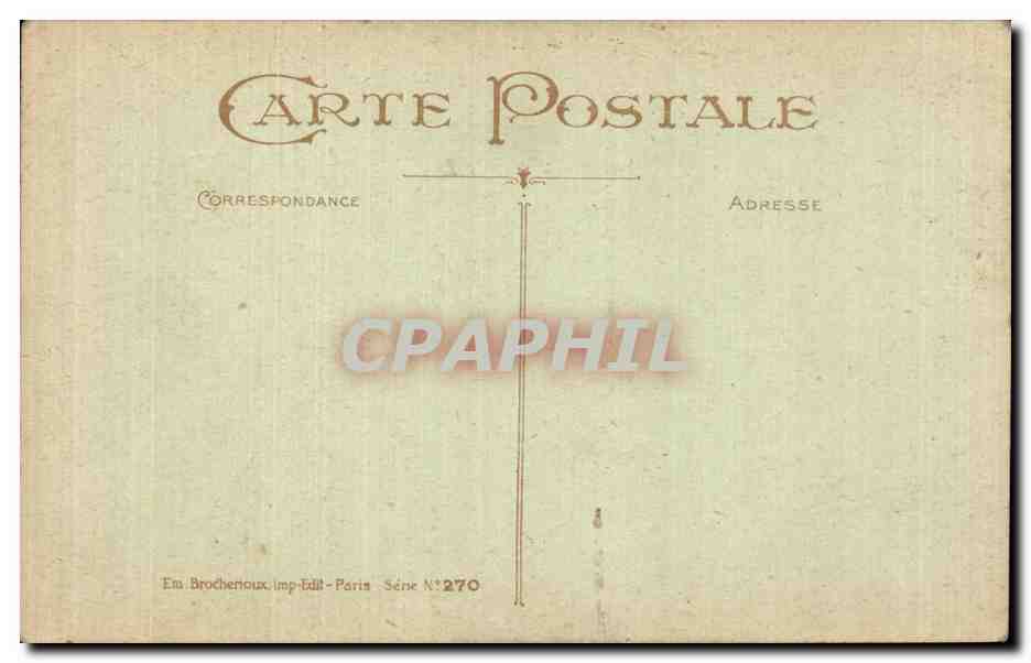 CPA Nos Dict on Folklore Costume Illustrateur Griff Paysan  — Rückseite
