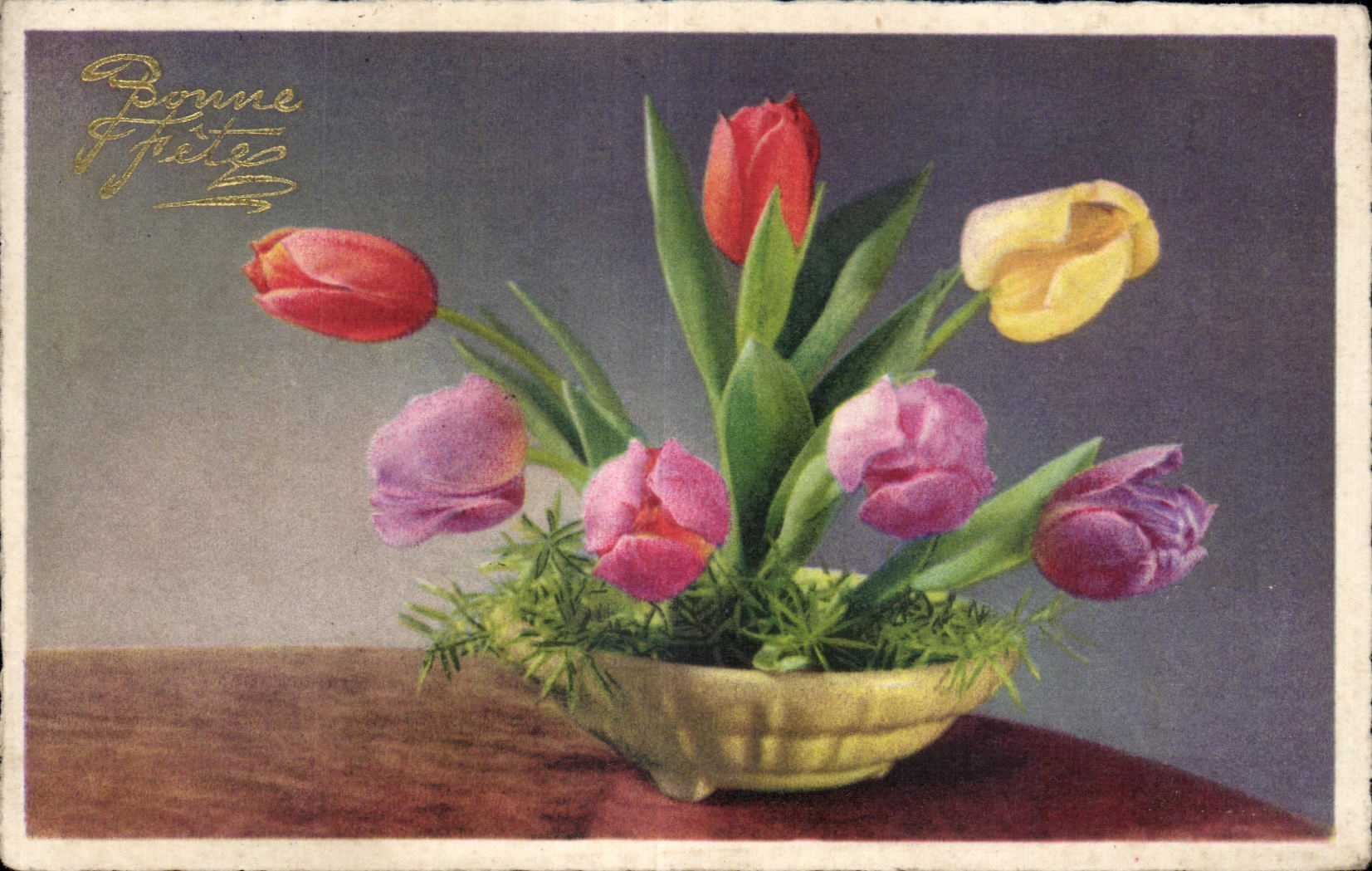 CPA Fantaisie Fleurs 