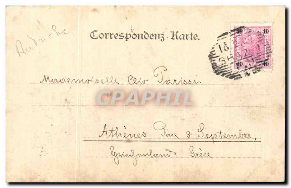 CPA Graz — Rückseite