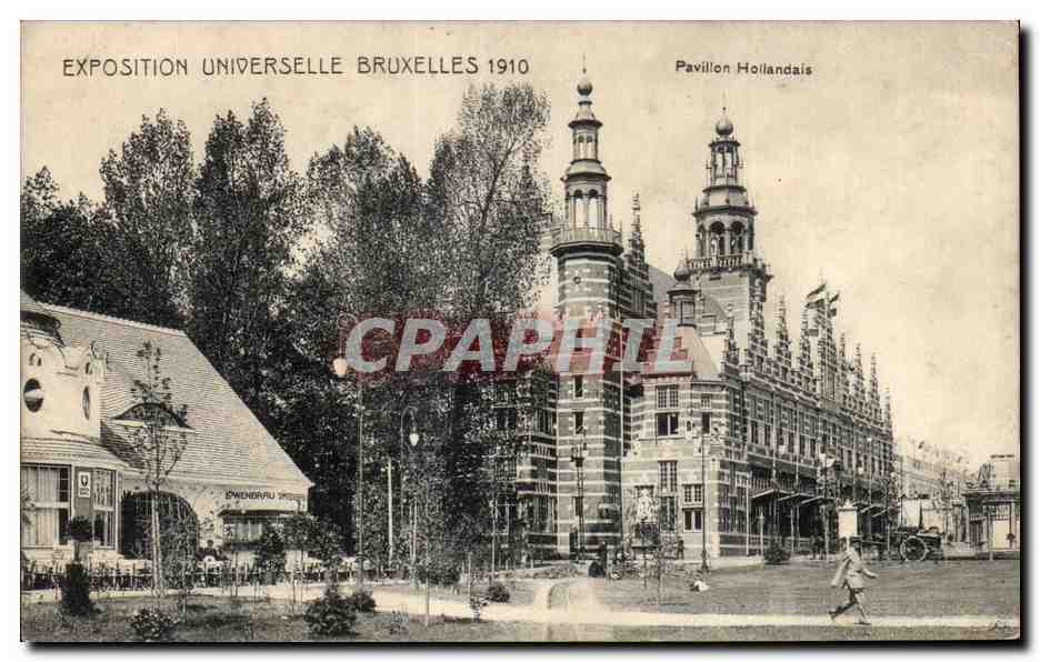 CPA Exposition Uniderselle Bruxelles Pavillon hollandais