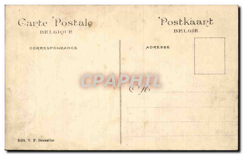 CPA Exposition Uniderselle Bruxelles Pavillon hollandais — Verso