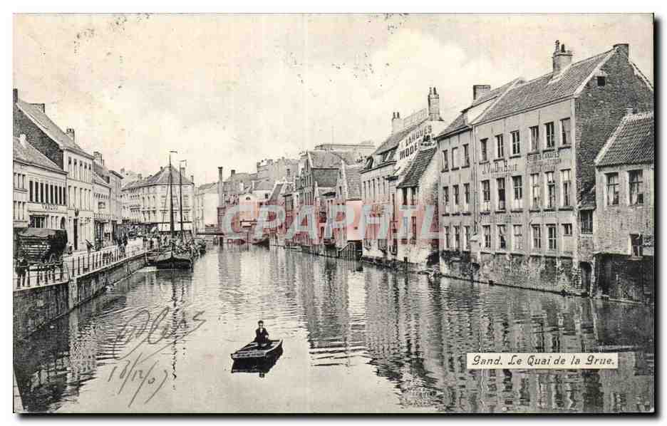 CPA Gand Le Quai de la Grue