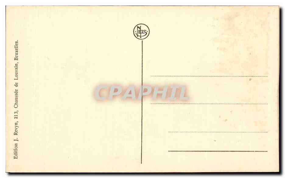 CPA Zeebrugge Breche de metres de long sur  — Rückseite