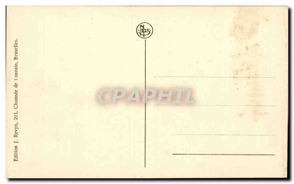 CPA Zeebrugge Vue Generale du Mole (Prise du Phare) General View of the Male  — Rückseite