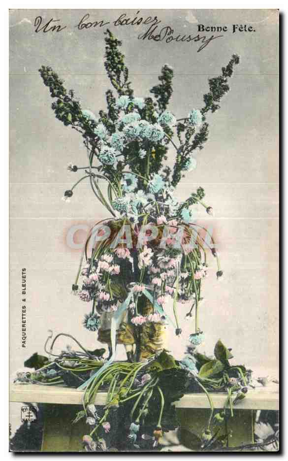 CPA Fantaisie Fleurs 