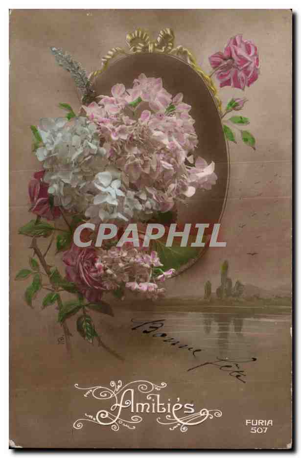 CPA Fantaisie Fleurs 