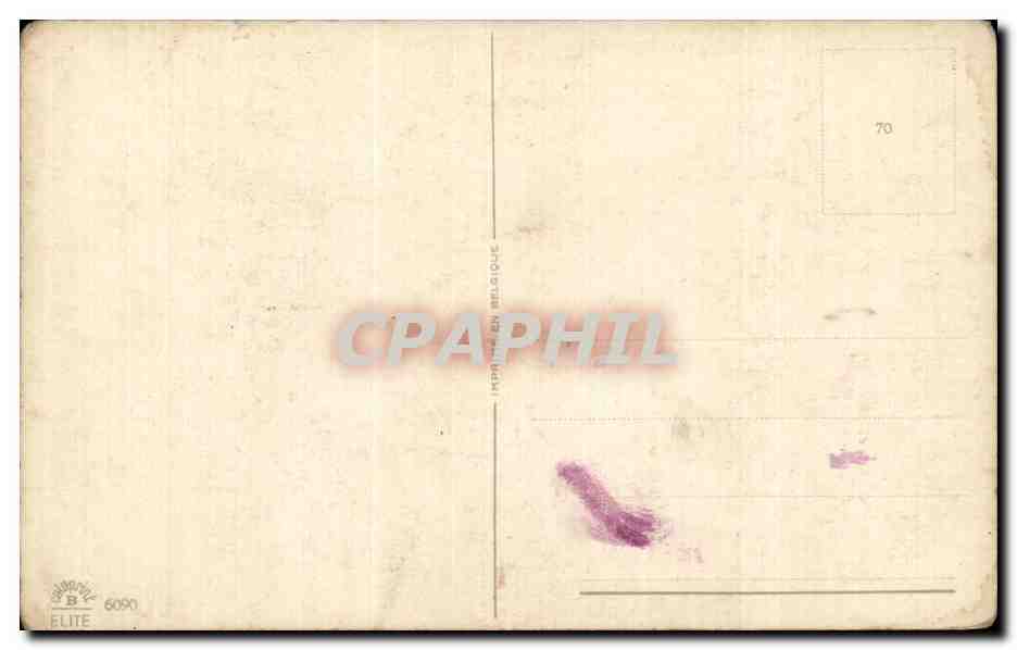 CPA Fantaisie Fleurs  — Verso