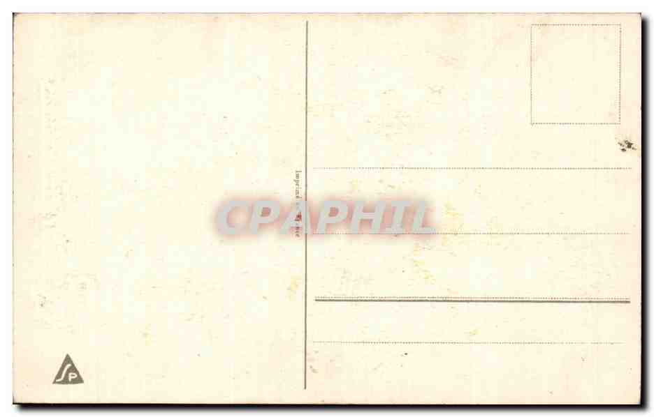 CPA Fantaisie Fleurs  — Verso