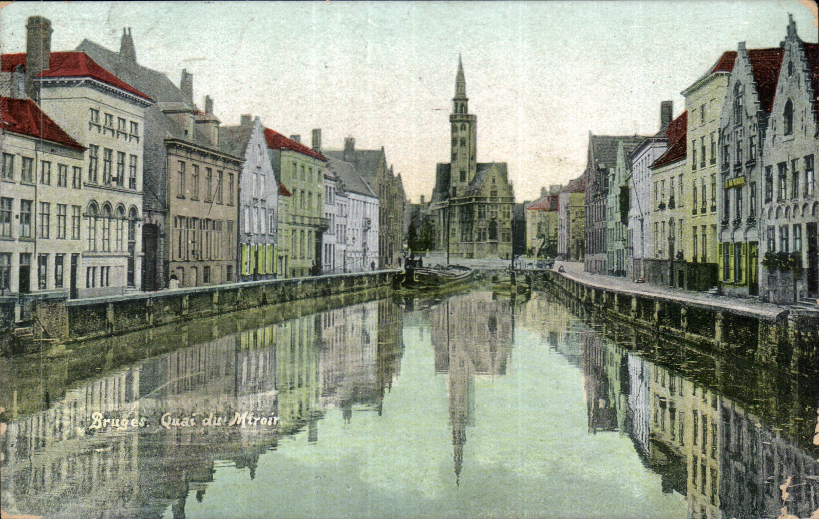 CPA Bruges Quai du Miroir