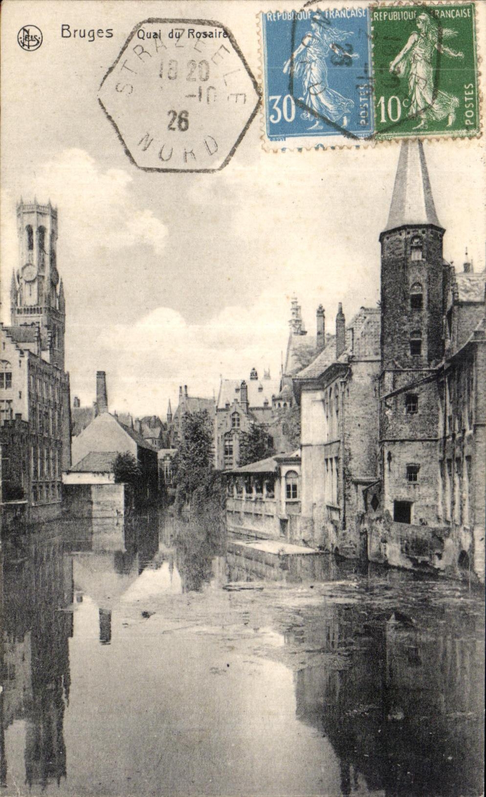 CPA Bruges Quai du Rosaire