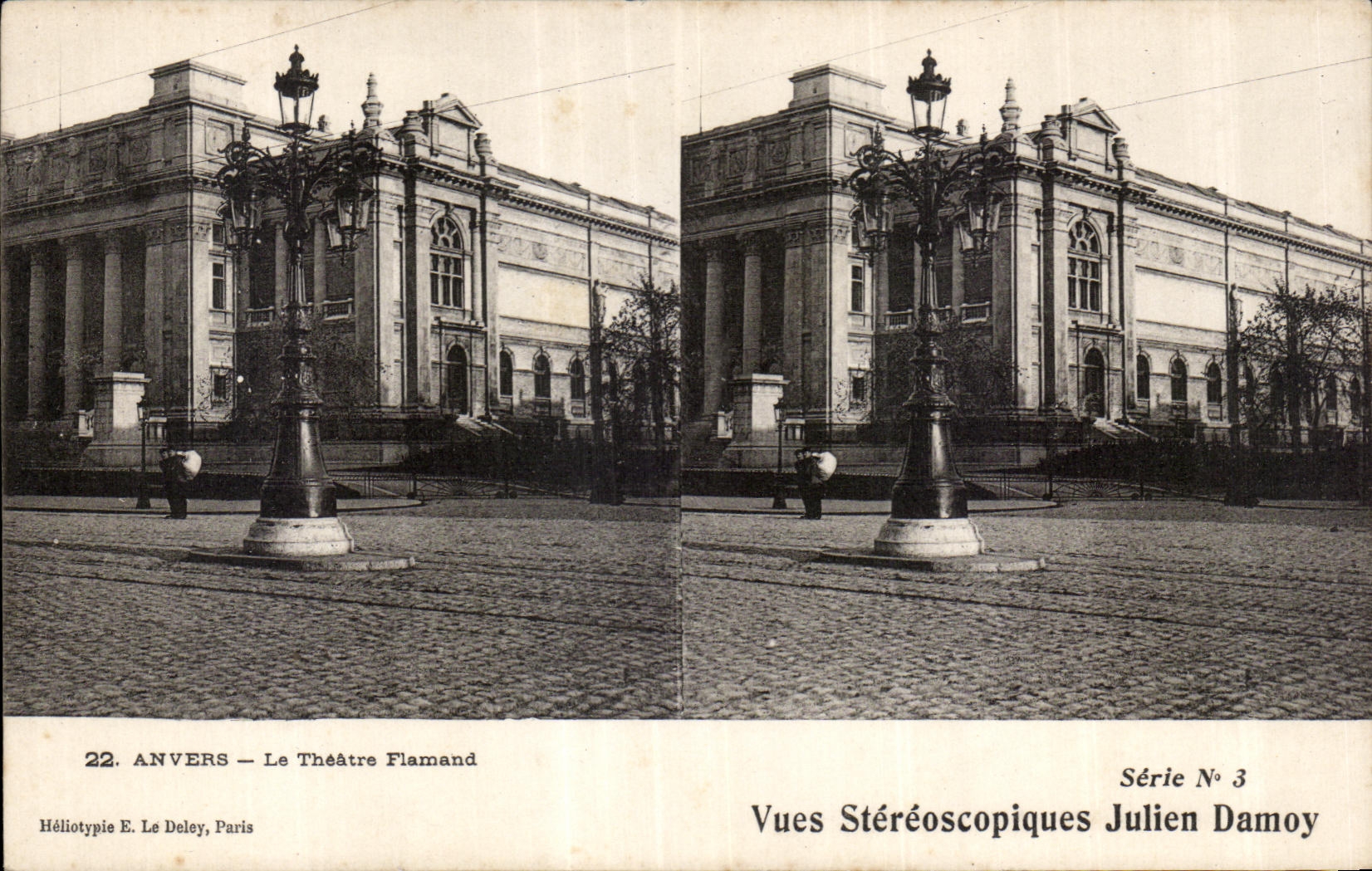 CPA Anvers Le Theatre Flamand
